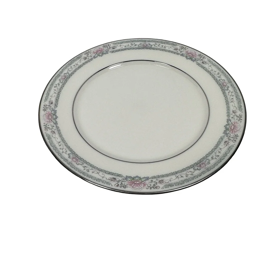 Lenox Charleston Bread Plates Set of 12‎ Cosmopolitan Collection Platinum Trim